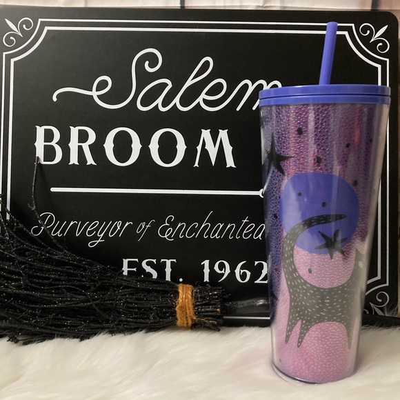 Starbucks Other - NWT Starbucks Halloween Black Cat Tumbler 2020